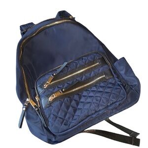 MIZTIQUE  navy blue nylon backpack.